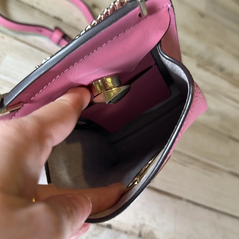 Pink Kate Spade Small Crossbody Spade Turnlock - Picture 5 of 7